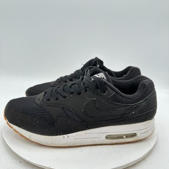 Nike Shoes - Nike ID Air Max 1 Women Size 10 CN9672-991 Black White Training Shoes